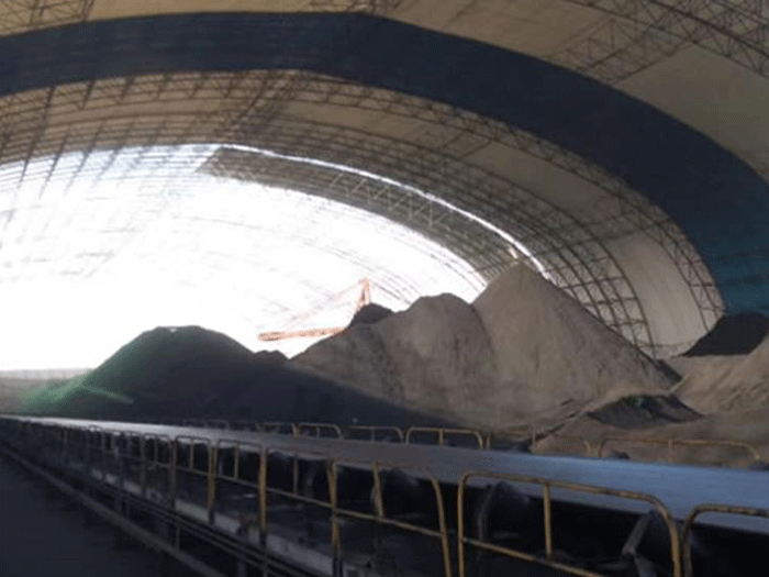 东莞煤棚料仓网架